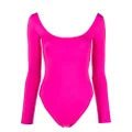 Balenciaga long-sleeve fitted bodysuit - Pink