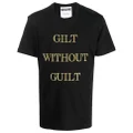 Moschino slogan-print short-sleeve T-shirt - Black