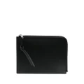 Jil Sander debossed-logo detail wallet - Black