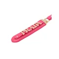 Prada Saffiano logo keychain - Pink