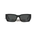 Burberry Eyewear Poppy rectangular-frame sunglasses - Black