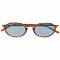 Persol round tinted sunglasses - Brown
