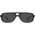 Dolce & Gabbana Eyewear DG4388 pilot-frame sunglasses - Black
