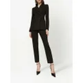 Dolce & Gabbana pinstriped twill trousers - Black
