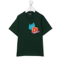 Dsquared2 Kids patch-detail cotton T-Shirt - Green