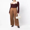 Vince tailored wide-leg trousers - Brown
