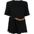 Stella McCartney Falabella chain mini dress - Black