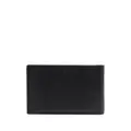Valextra pebbled folding wallet - Black