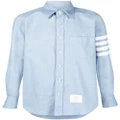 Thom Browne 4-Bar long-sleeve shirt - Blue