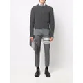 Thom Browne waffle-knit cashmere swater - Grey