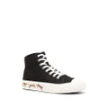 Kenzo tiger-print lace-up sneakers - Black