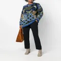 ETRO intarsia-knit oversized jumper - Black