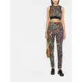 ETRO knitted floral two-piece set - Black