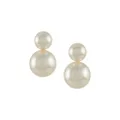 Jennifer Behr Iris pearl-detail earrings - White