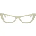 Off-White cat-eye frame sunglasses - Blue