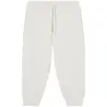 Burberry TB Monogram embroidered track pants - White