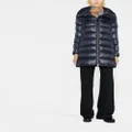 Moncler Suyen hooded quilted jacket - Blue