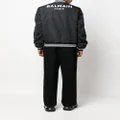 Balmain logo-print bomber jacket - Black
