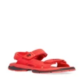 Balenciaga Tourist touch-strap sandals - Red