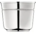 Christofle Perles silver-plated baby cup