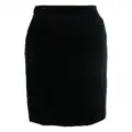 Saint Laurent Pre-Owned 1990s high-waisted pencil skirt - Black