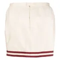 CHANEL Pre-Owned 1980s high-waisted silk pencil skirt - Neutrals