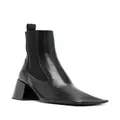 Jil Sander square-toe 65 ankle boots - Black