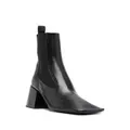 Jil Sander square-toe 65 ankle boots - Black