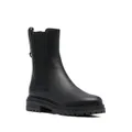 Sergio Rossi chunky-sole leather boots - Black