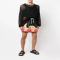 Palm Angels multi-panel knee-length shorts - Black