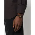 TOM FORD T-charm woven wrap bracelet - Brown