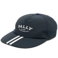 Bally logo-print cap - Blue