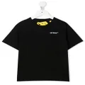 Off-White Kids logo-print short-sleeve T-shirt - Black