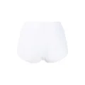 Dolce & Gabbana DG plaque high-waisted bikini bottoms - White
