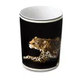 Dolce & Gabbana tiger-print porcelain glass - Black