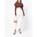Jacquemus Le Double T-shirt layered top - Brown