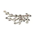 Jennifer Behr Roselyn crystal-branch bobby pin - Silver