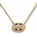 Balmain 18kt yellow gold Emblem pendant chain necklace