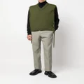 Jil Sander cotton-wool blend tailored trousers - Green
