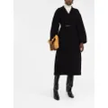 Jil Sander belted wool coat - Black