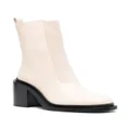 Jil Sander leather block-heel boots - Neutrals