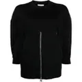 Alexander McQueen zip-detail mini dress - Black
