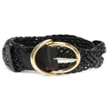 ETRO braided leather belt - Black