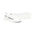 Dolce & Gabbana Kids TEEN NS1 logo-print low-top sneakers - White