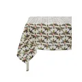 La DoubleJ 180x350 floral table cloth - White