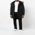 Michael Kors faux fur-trim parka coat - Black