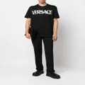 Versace Barocco Silhouette logo-print T-Shirt - Black