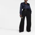 TOM FORD wide-leg high-waisted trousers - Black