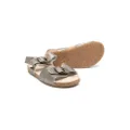 Pèpè metallic buckle sandals - Silver