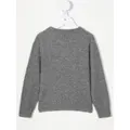 Cashmere in Love Kids Love intarsia-knit cashmere jumper - Grey